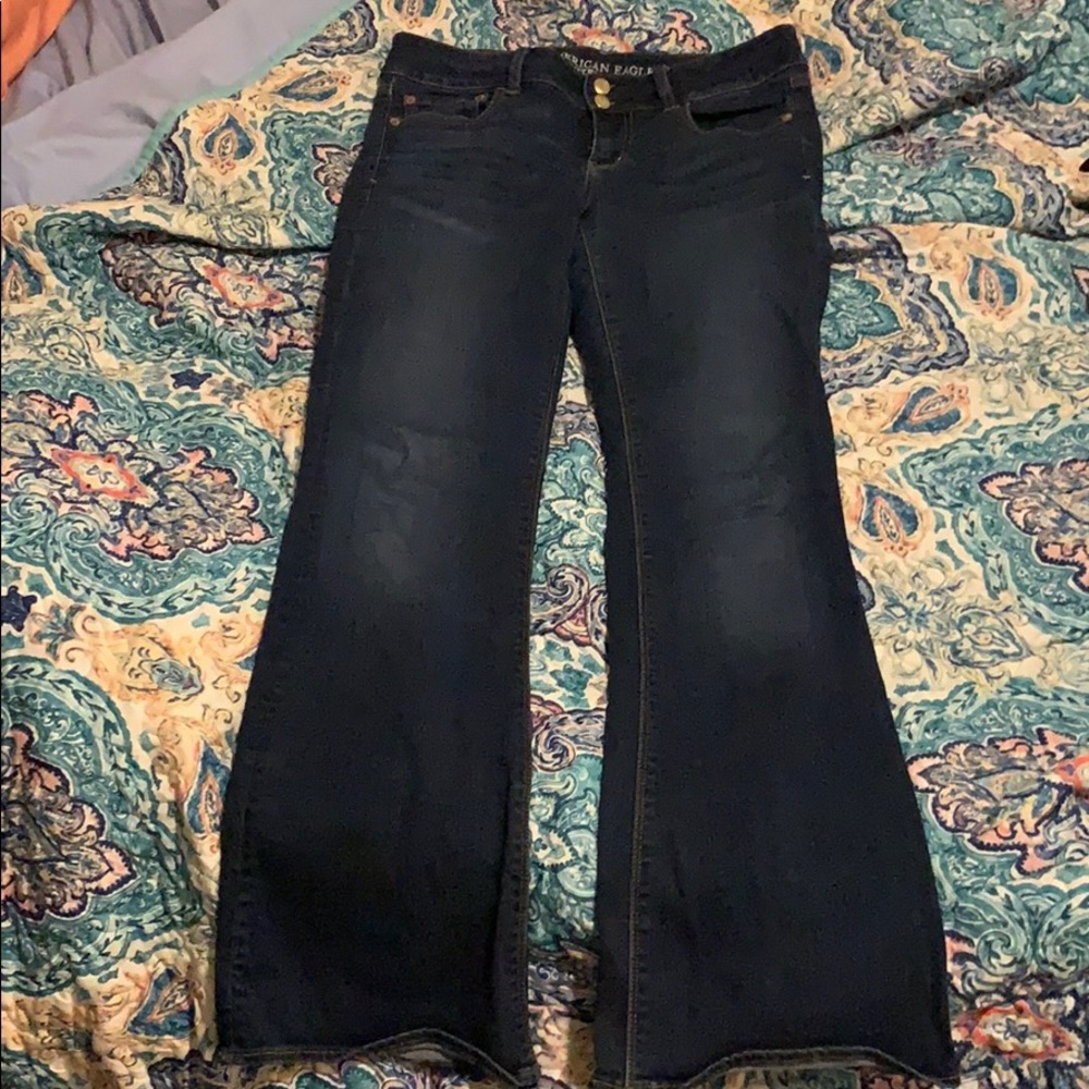 American Eagle artist flare jeans